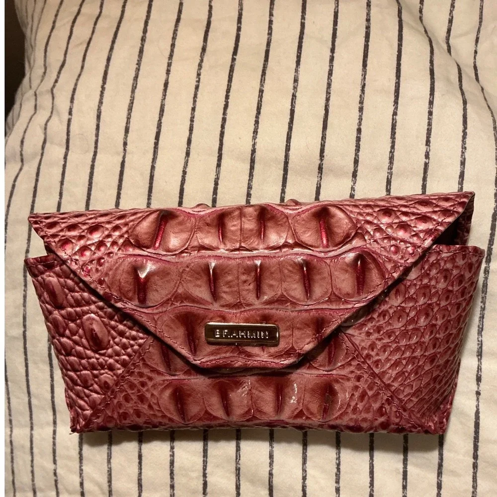 BRAHMIN ROSE MELBOURNE‎ EMBOSSED EYEGLASS CASE